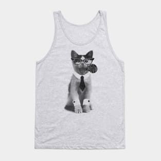 cat "meow" Tank Top